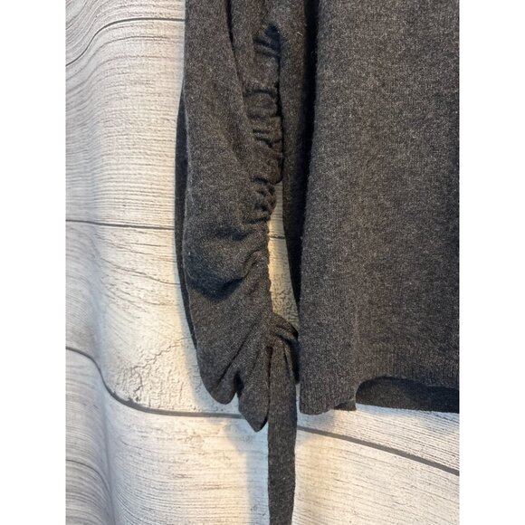 Autumn Cashmere Ruched Sleeve Tie Detail Sweater Size XS - Picture 2 of 5